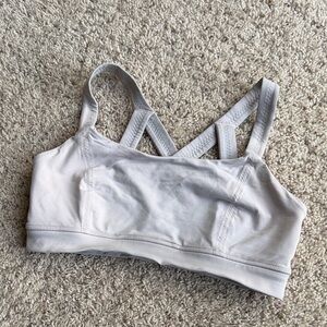 Lululemon Energy Bra Gray | Medium Support Crisscross Sports Bra (B–D Cups)
